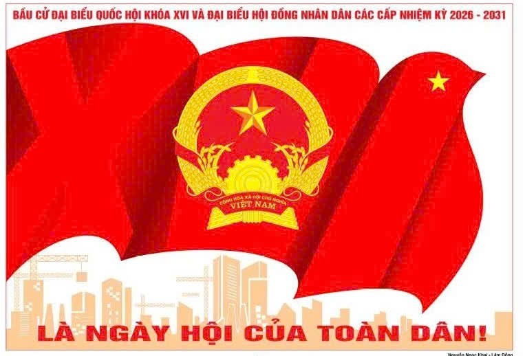 Tranh cổ động tuyên truyền bầu cử do Bộ Văn hóa, Thể thao và Du lịch phát hành